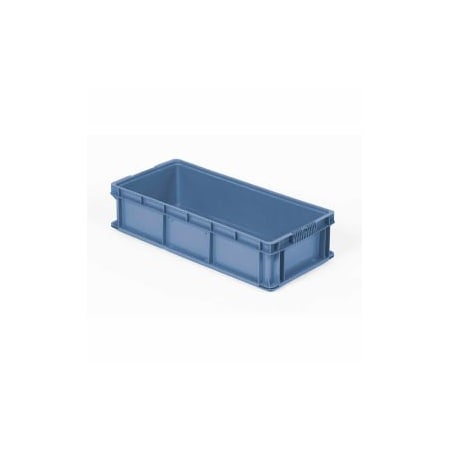 LEWISBINS ORBIS Stakpak NXO3215-7 Plastic Long Stacking Container 32 x 15 x 7-1/2 Blue NXO3215-7BLUE
